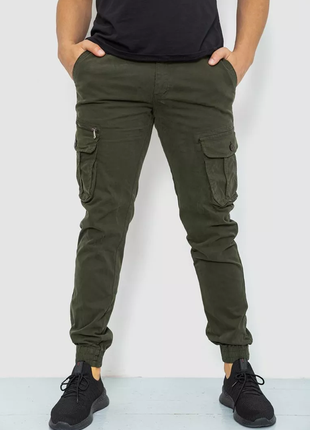 Штани карго чоловічі, колір хакі, 244r20732 фото
