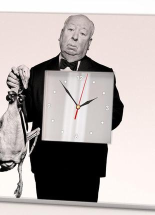Стильний годинник з фотодруком "хічкок" для любителя кіно
