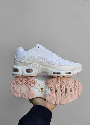 Кроссовки nike air max tn plus white/peach