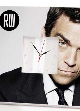 Часы "робби уильямс. robbie williams" подарок для фанатов, поп музыка, украшение в бар, клуб, кафе, спальню
