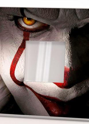 Декоративное зеркало "фильм ужасов оно. клоун" для любителей кино, сериалов,...