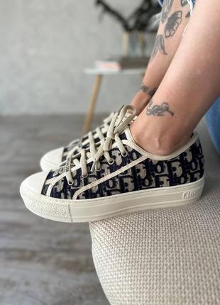 Жіночі кеди sneakers low deep blue premium