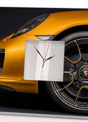 Эксклюзивные часы с уникальным дизайном авто "porsche. порше" для любителей автолюбителей и фанатов
