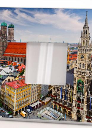 Декоративное зеркало "мюнхен. германия. бавария" украшение декор интерьера квартиры,...