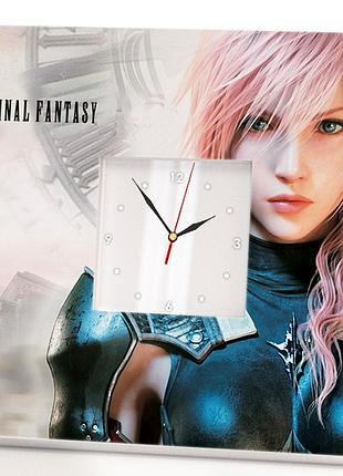Часы "final fantasy" подарок фанатам компьютерных игр, декор детской комнаты, спальни, офиса, бара, студии