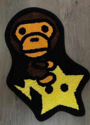 Оригинал bape baby milo sta rug brown/yellow