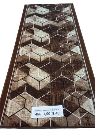 Килим на повстяній основі dinarsu print 11486 1х2,4 м