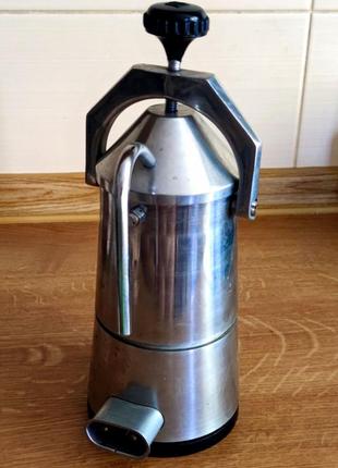 Гейзерна кавоварка електрична 0,2л, 0,5квт, якісний кабель 1,6м, алюмінієва, часів ссср