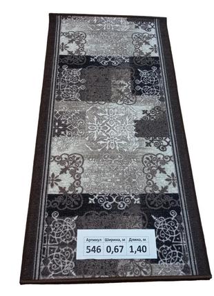 Ковер на войлочной основе dinarsu print 11546 0,67х1,4 м