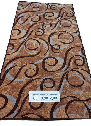 Килим на повстяній основі dinarsu print 40s 0.98х2.0 м