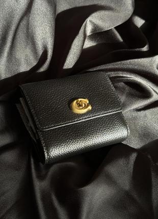 Оригінальний гаманець coach з натуральної шкіри