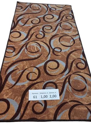 Килим на повстяній основі dinarsu print 35s 1.0х2.0 м