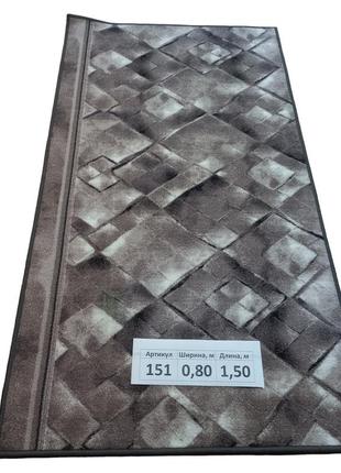 Килим на повстяній основі dinarsu print 78s 0.8х1.5 м