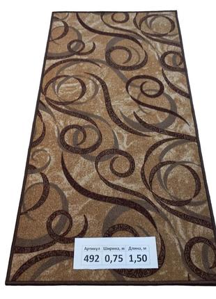 Килим на повстяній основі dinarsu print 11492 0,75х1,5 м