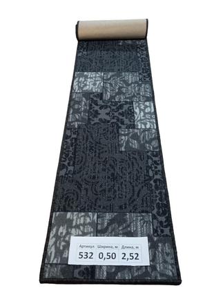 Килим на повстяній основі dinarsu print 11532 0,5х2,52 м