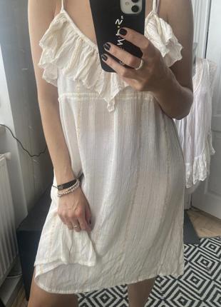 Пляжное платье вискоза золото onesize индия