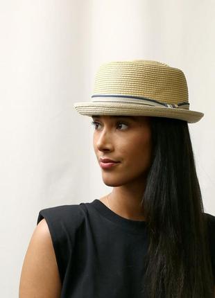 Фирменная соломенная шляпа шляпка stetson licano toyo