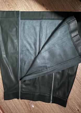 Юбка эко кожа