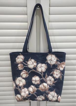 Сумка джинсова "бавовна"