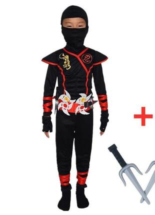 Карнавальний костюм самурай ніндзя mortal kombat мортал комбат 4-5 років