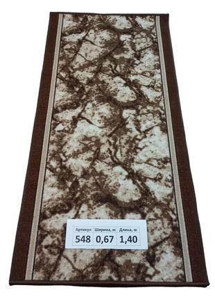 Ковер на войлочной основе dinarsu print 11548 0,67х1,4 м