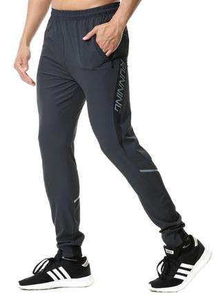 Спортивные штаны мужские running felicon s серый