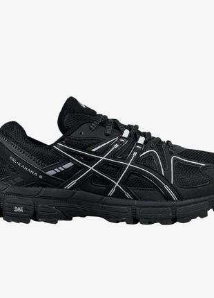 Кроссовки asics gel kahana 8 black white, женские кроссовки, асикс