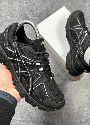 Кроссовки asics gel kahana 8 black white, женские кроссовки, асикс2 фото