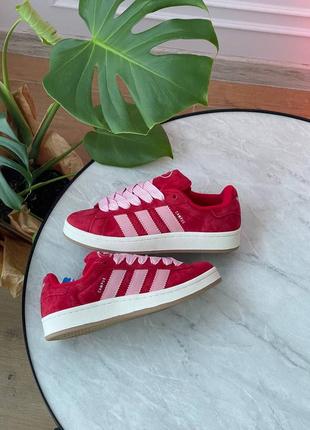 Женские кроссовки adidas campus 00s red