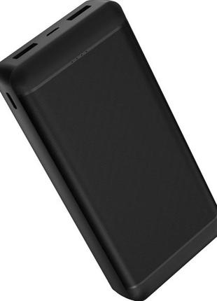 Повербанк портативний зарядний пристрій power bank byz w5 20000 mah black
