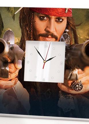 Часы "пираты карибского моря. pirates of the caribbean" крутой подарок фанатам кино, украшение стены спальни