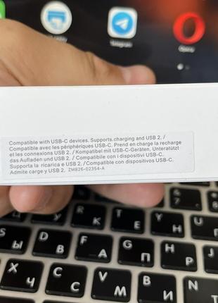 Кабель usb-c to usb-c 2m original oem type-c для macbook / ipad / iphone / кабель для зарядки3 фото
