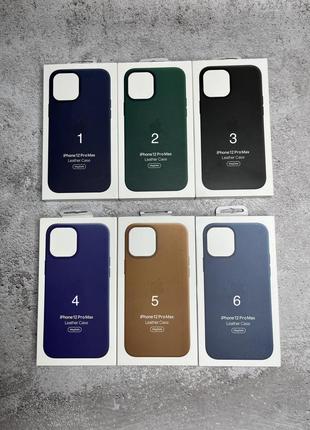 Чохол apple leather case magsafe + animation full size Apple iphone 12 pro max leather case prodred / шкіряний чохол для айфон / анімація