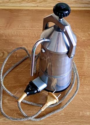 Гейзерна кавоварка електрична 0,2л, 0,5квт, якісний кабель 1,6м, алюмінієва, часів ссср