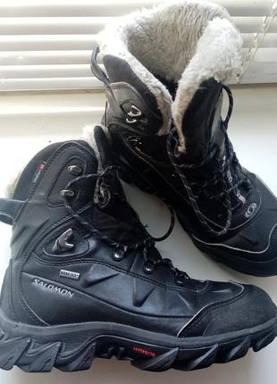 24 см. оригинал. ботинки salomon nytro gore-tex