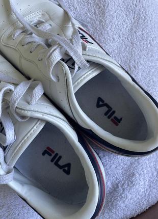 Кроссовки кеды мужские fila кожа