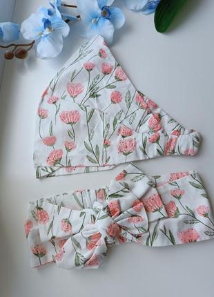 Набір пов'язки бандана хустка бавовна афробант 50-52 ог