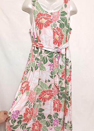 Сарафан сукня довга максі  літо cuddi duds 18/20/46/48/3xl/4xl/54/56