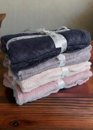 Плед флісовий, коротка "травка"