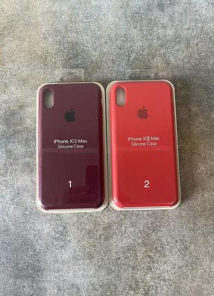 Чохол silicone case на iphone xs max / силіконовий чохол для айфон
