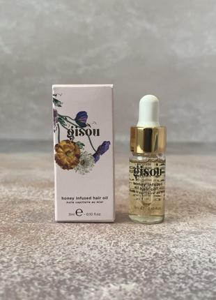 Gisou - mini honey infused hair oil - масло для волосся, пробник, 3 ml