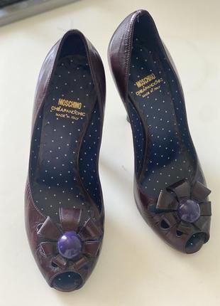 Винтажные туфли moschino cheap and chic made in italy, оригинал, 38,5 р.