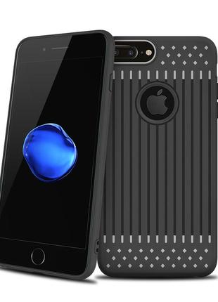 Чохол накладка primo shell tpu для apple iphone 7 plus / iphone 8 plus - black