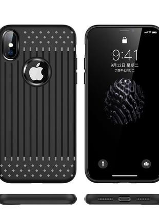 Чохол накладка primo shell tpu для apple iphone xs max - black2 фото