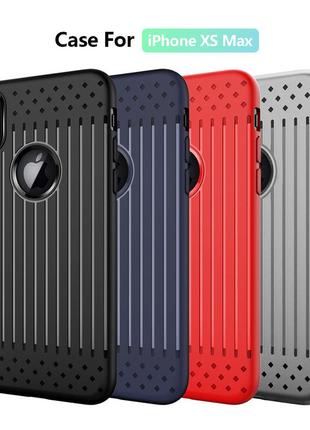 Чохол накладка primo shell tpu для apple iphone xs max - black4 фото