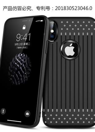 Чохол накладка primo shell tpu для apple iphone xs max - black6 фото