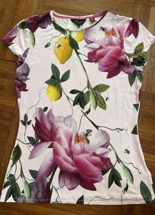 Нова дизайнерська майка футболка топ ted baker 2 36-38. uk 🇬🇧