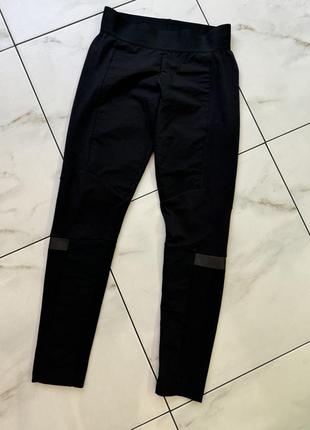 Женские лосины штаны леггинсы adidas w.n.d. black (dw8507) s (40-42)