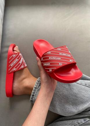 Женские шлепанцы red white снижка sale <unk> smb
