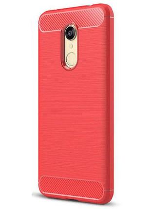 Чохол primo carbon fiber series для xiaomi redmi 5 - red
